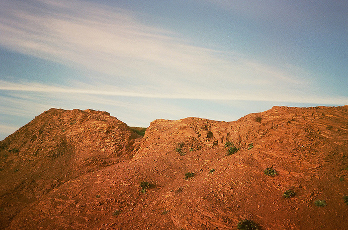 Lauren Max #nature #orange #mountains #landscape