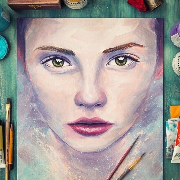 CJWHO ™ (Personal Artworks on Instagram by Creative Mints ...) #amazing #design #paiting #illustration #art #portraits