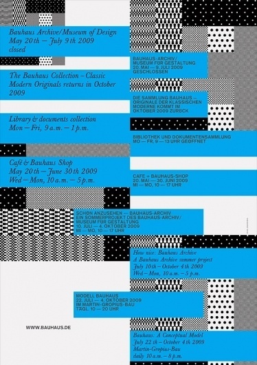 Buamai - Bauhaus-archiv : Jung + Wenig #poster