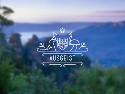 As a creative in Australia it's hard to define the Australian aesthetic separately from larger international influences. A relatively new #logo #australia #crest