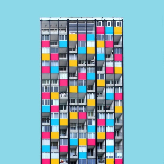 Paul Eis Reimagines German Architecture By Adding Some Colour Himself