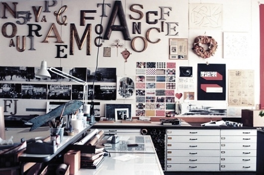 Swiss Cheese and Bullets - Journal - Inside the EamesÂ Office #creative #design #office #furniture #type #eames