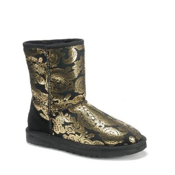 Ugg Women Classic Paisley 5825 Black #women #classic #paisley #ugg