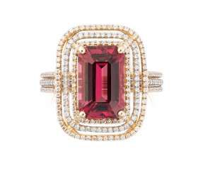 Spinell-Brillant-Ring