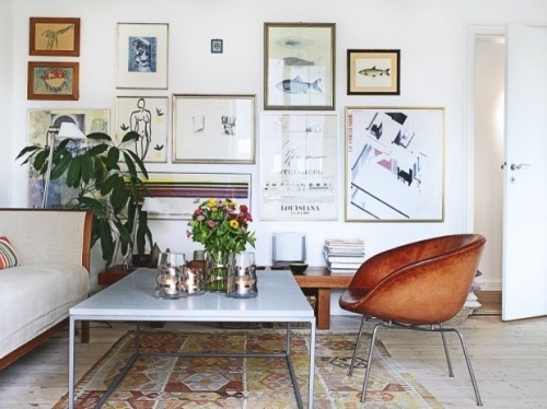thefullerview: Bolig / Kristian Septimus Krogh / Christina Halskov {eclectic bohemian scandinavian vintage modern living room} (by recent s #home