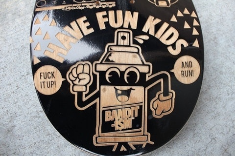 FFFFOUND! #graffiti #skateboard #woodwork