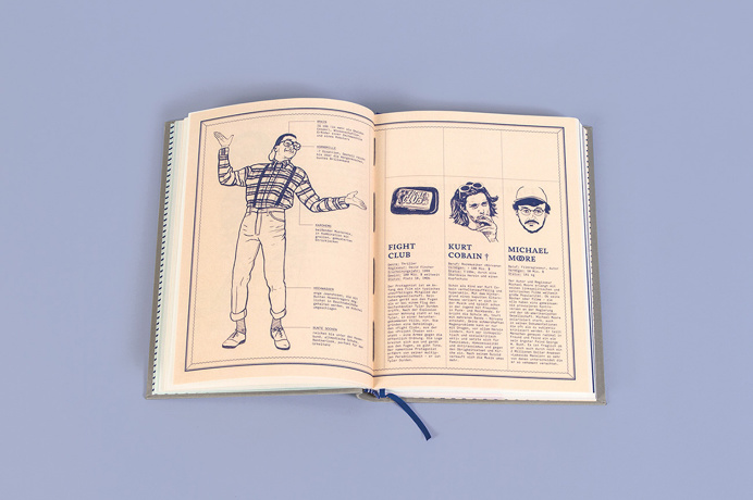 #lexicon #unconscious #grey #book #editorial #screenprint #blue #typography #illustration #infographic #steveurkel #hipster