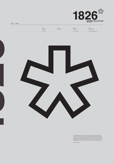 DUE NORTH / Travis Martin #north #swiss #1826 #design #due #grid #monochromatic