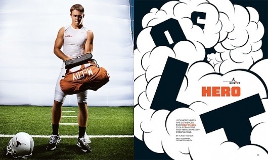 MagSpreads - Magazine Design and Editorial Inspiration: Bloomberg Markets and ESPN: Spreads #layout #magazine #typography