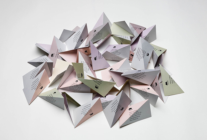 Moodus by Ritator #graphic design #fold #business card