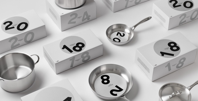 Mathias Dahlgren pot cook cooking pan packaging design package grey minimal modern beautiful best new graphic design mindsparkle mag