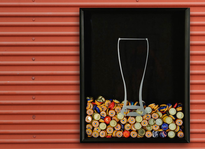 Beer Cap Shadow Box #tech #flow #gadget #gift #ideas #cool