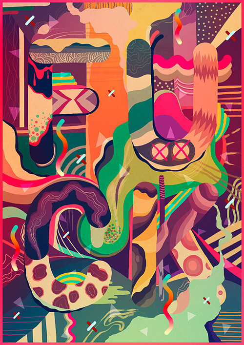 Fuck This Shit — F C H I C H K 'L #illustration #typography