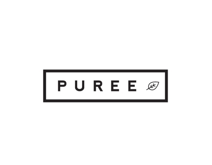 Puree branding & packaging by Studio Ahamed #white #black #clean #vegetable #logo