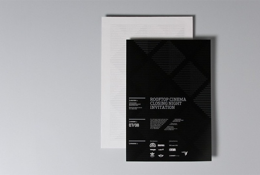 Rooftop Cinema | COÃ–P #design #graphic