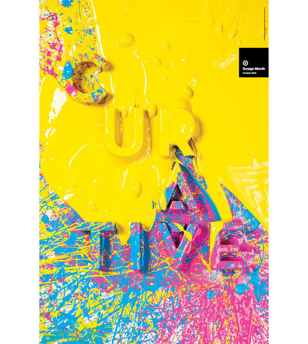 Allan Peters Target via www.mr cup.com #poster #typography
