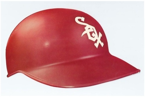 It's a long season. #sixties #helmet #white #sox