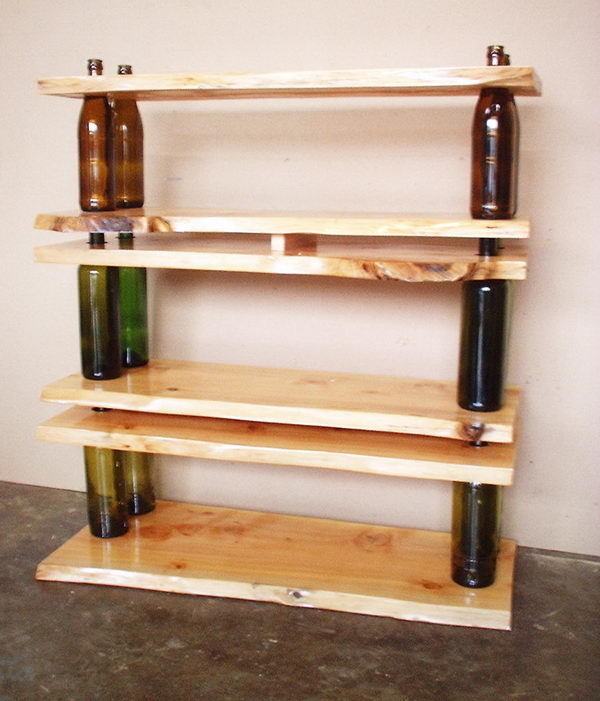 Homemade Wine Bottle Crafts #diy #craft #wine #bottle