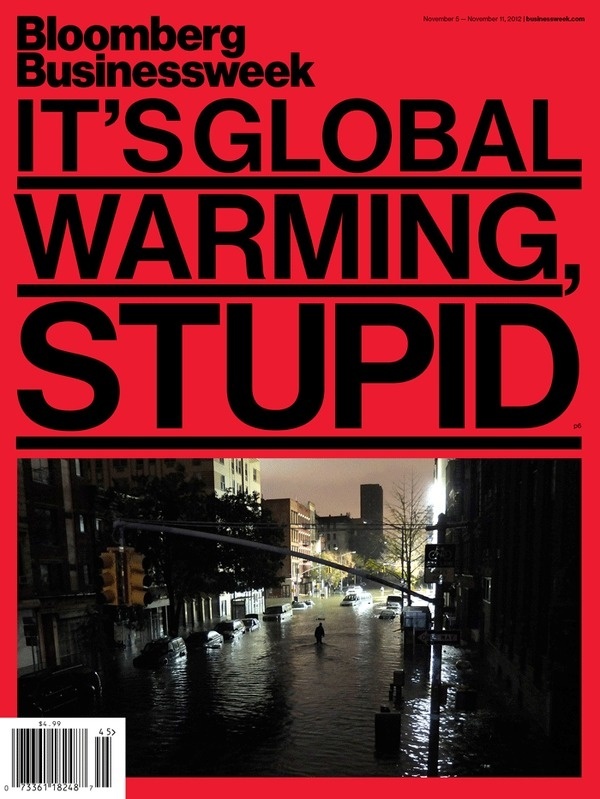 Bloomberg Businessweek Global Warming #type #layout #magazine #typography