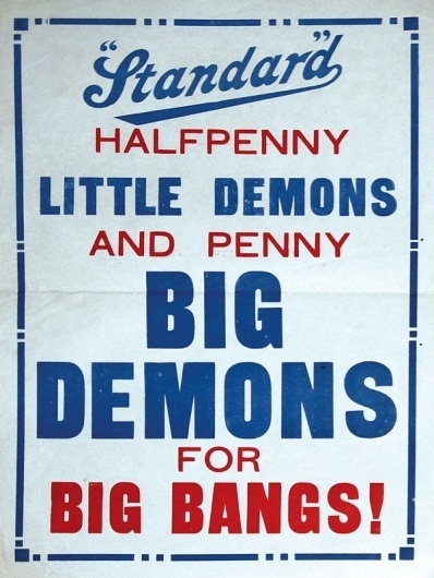 Maurice Evans, Firework Collector | Spitalfields Life #old #fireworks #poster