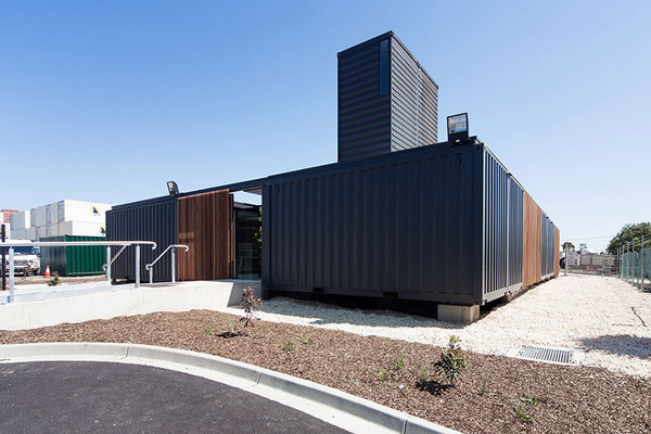 connected shipping containers form royal wolf HQ by room 11 #office