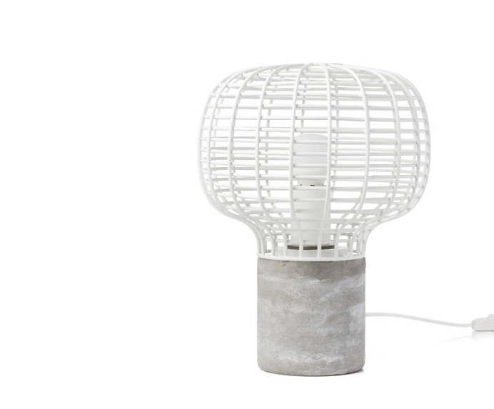 Concrete Lamps with an Industrial-looking Aesthetic - #lamp, #design, #lighting, lights