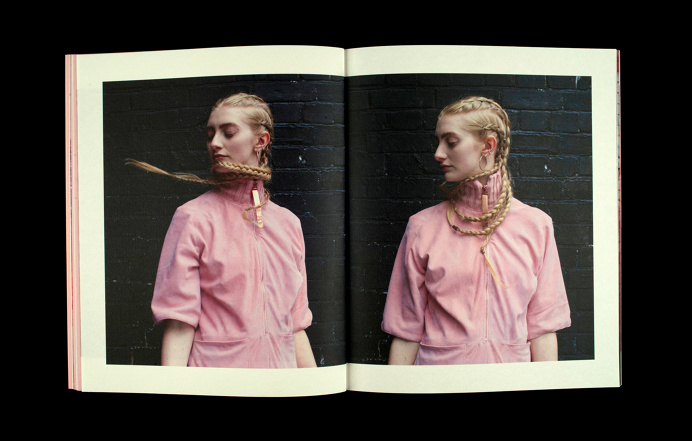 Ruby - Luke Dodridge #publication #fashion #lookbook #book #black #pink #design #branding #identity