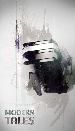 Modern Tales © Engin Korkmaz 2008 | Flickr - Photo Sharing! #grayscale #cover #illustration #architecture #gray #watercolor #drawing #sketch