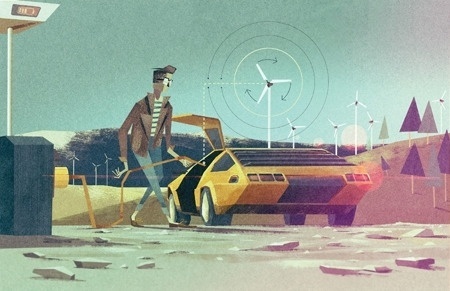 No More Grid Lock: How to Harness the Power of Renewable Energy - Technology - GOOD #illustration #eco