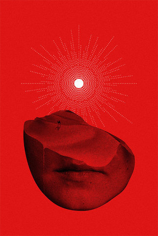 Onward | Flickr Photo Sharing! #sun #dune #geometry #red #portrait #sand #face #collage
