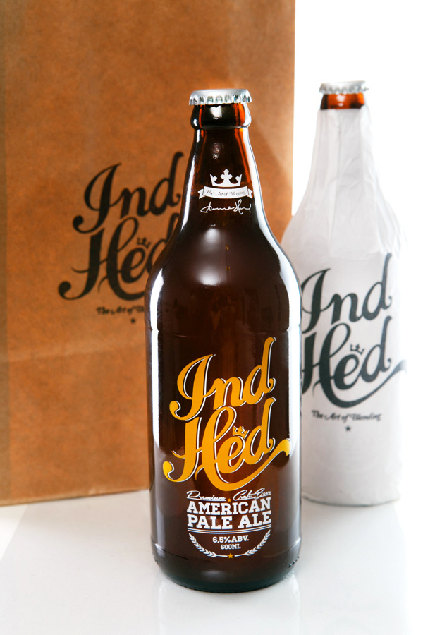 IndHed™ Premium Craft Beer // Identity & Package Design on Behance #packaging #beer #bottles