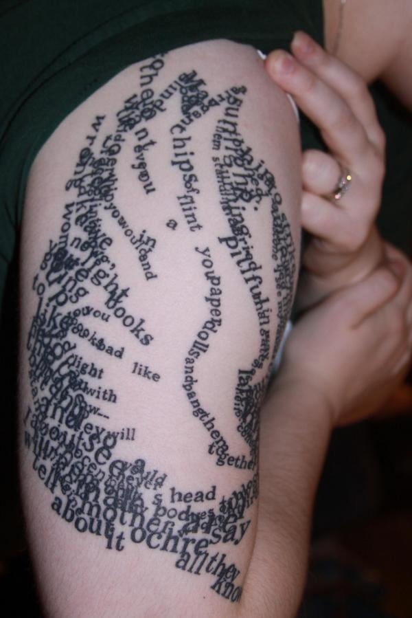 70 Awesome Font Tattoo Designs #font #tattoo #designs