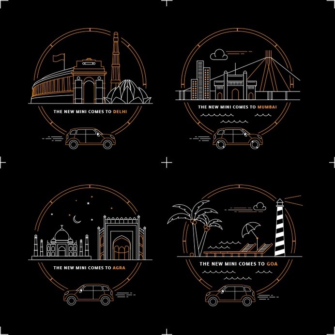 Logos, MINI Cooper, design.