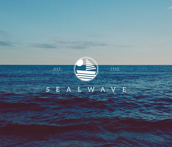 Sealwave Identity Design. #logo #mark #symbol #monogram #pictogram #typography #graphic #design #branding #identity