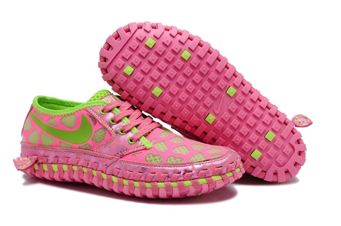 Womens Nike Shoes Casual Pink Green