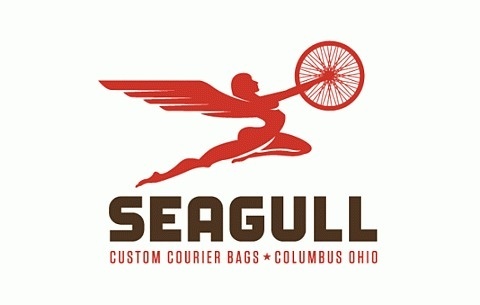 FFFFOUND! | Jeremy Slagle Designer - Logo Gallery - seagull.gif #logo #woman #lady #flying #bag #custom #wheel #courier #seagull #pegasus #s