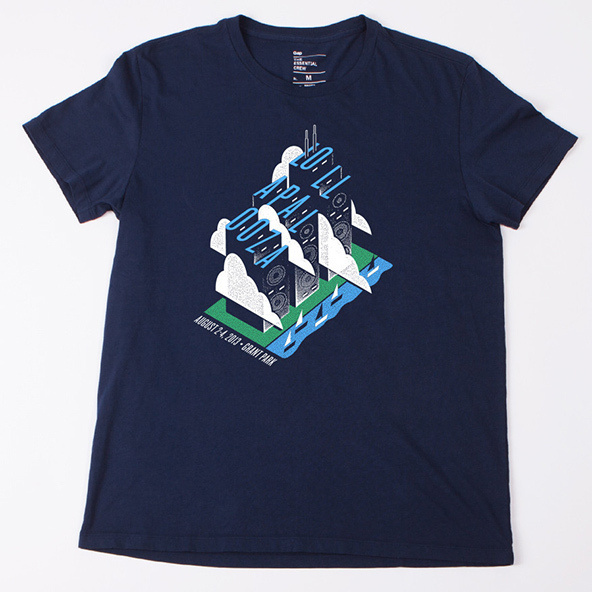 Lollapalooza Festival t-shirt #festival #design #shirt #illustration #typograph #shirts