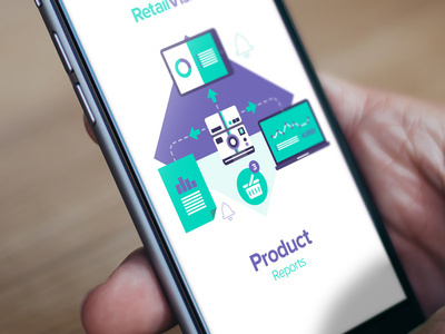 RetailVision // App #green #flat #ux #icon #responsive #color #ui #app #mobile #purple #mac