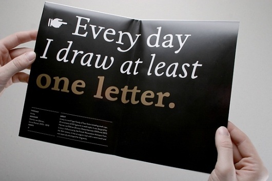 HVD Fonts Promotional Poster #type #booklet