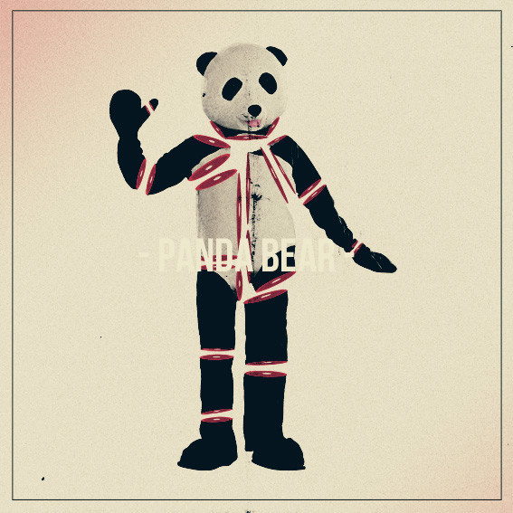 Panda Bear on Behance #panda #print #shapes #poster #bear #collage
