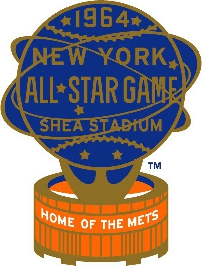 1964 MLB All-Star Game Logo #baseball #logo #smets #vintage