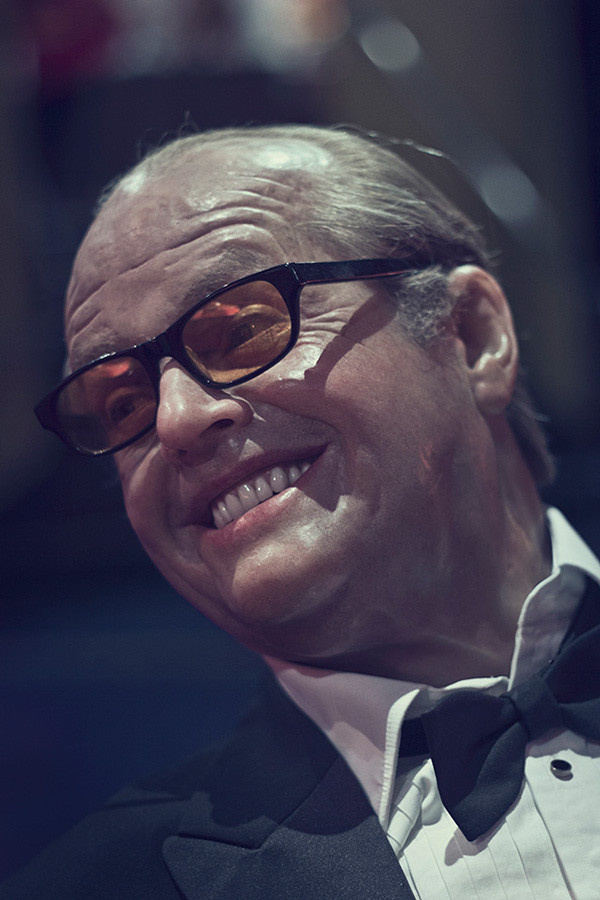 Madame Tussauds Portraits on Behance #hollywood #nicholson #jack #portrait #wax #madame #tussauds
