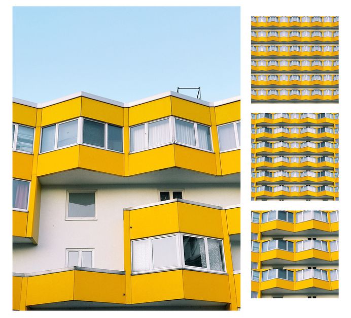 yellow #pattern #architecture PHOTOGRAPHIE © [ catrin mackowski ]