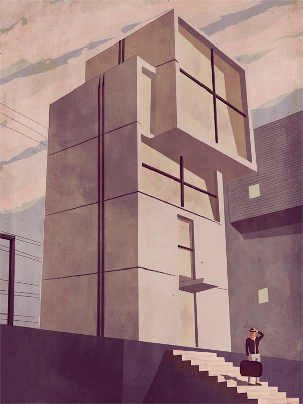 1 Via Cuneo in Milan #illustration #architecture