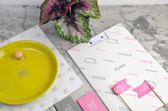 Puro #branding #stationary #restaurant