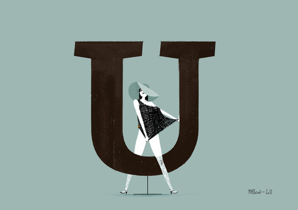 Absaradesigner Xavier Duprédesign date 2004publisher  FontFont #font #illustration #chic #type #typography