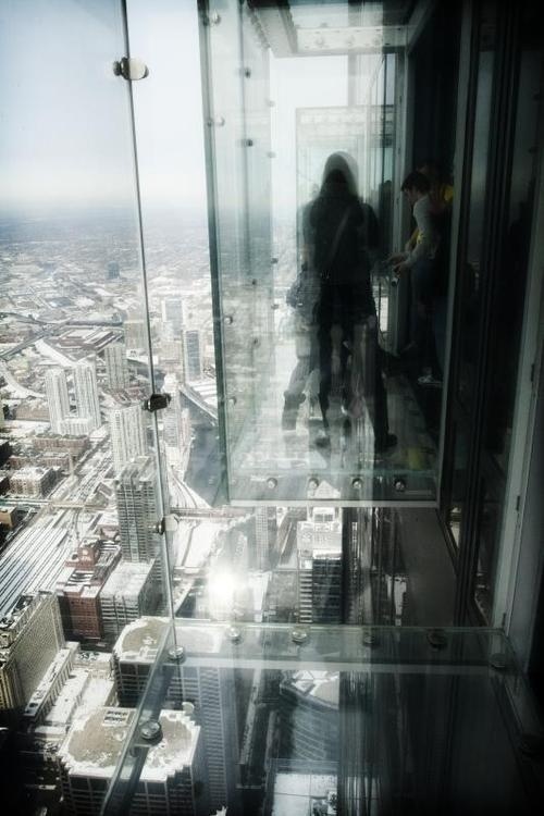 CJWHO ™ (View from the Skydeck of Willis Tower by Tabitha...) #willis #design #landscape #glass #photography #architecture #tower