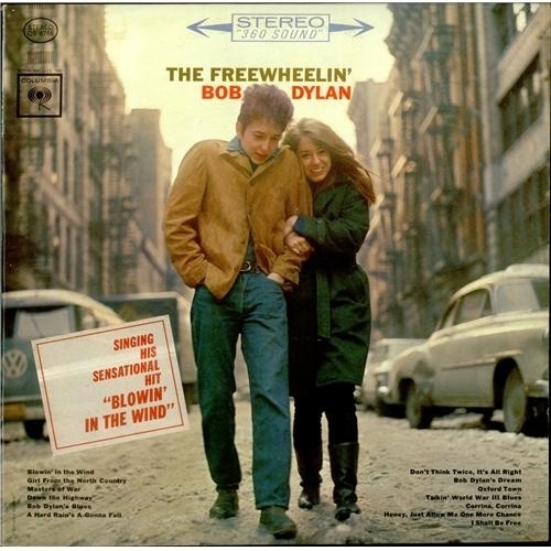 Get In the Car, Loser - Currently Listening: Bob Dylan- The Freewheelin'... #design #bob #vinyl #photography #freewheelin #dylan #music #typography
