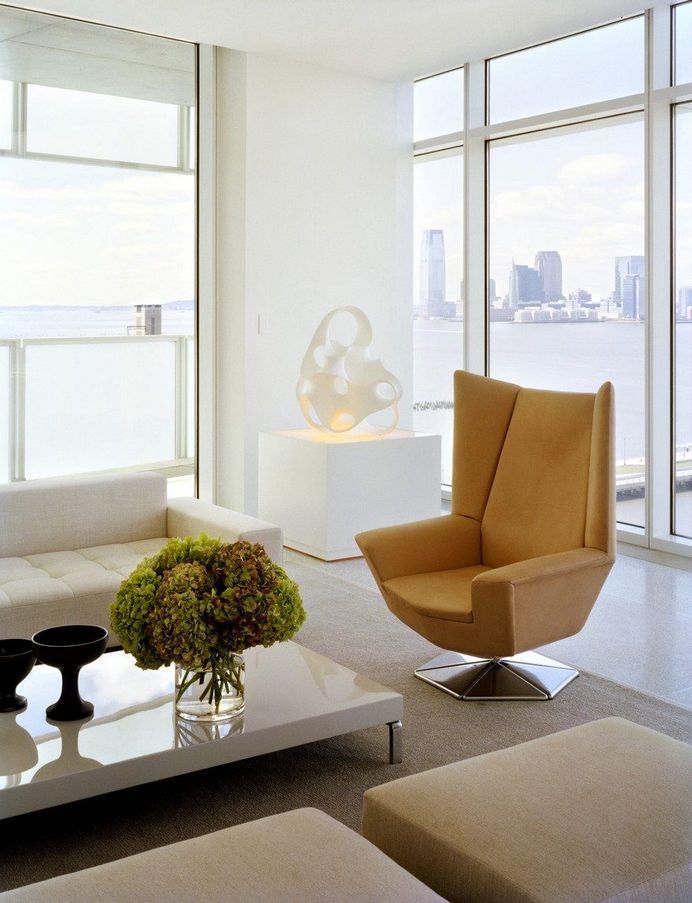 Hudson River Apartment in Manhattan by SheltonMindel 2