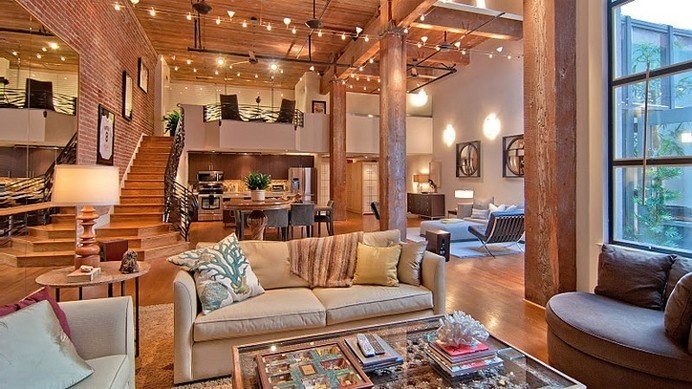 Industrial Style Loft in San Francisco Showcasing an Impressive Design #apartment #industrial #loft #modern